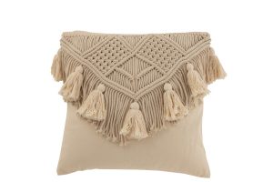 Coussin Cosy Beige Cotton