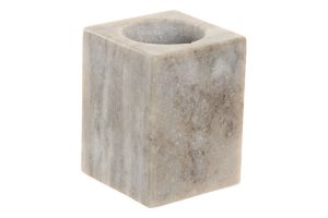 Verre en marbre marron