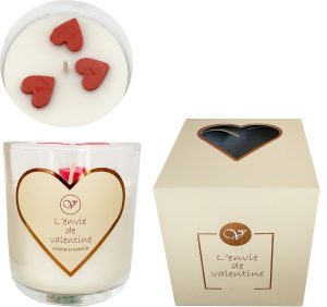 180g bougie parfumée en verre- bonbon bisous