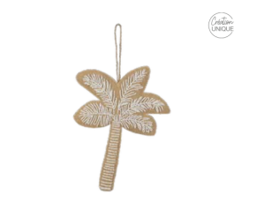 déco mural palmier naturel 22x30cm