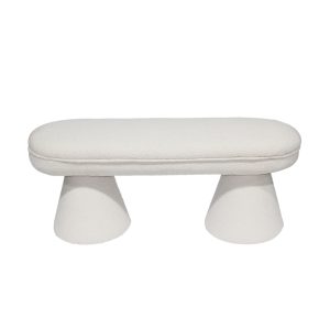 Alternative view of Banc boucle naturel L117 P42 H37,5cm