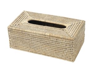 Alternative view of Boîte à mouchoirs en rotin