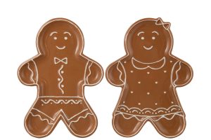 Alternative view of Plateau Cookie Dolomite Caramel/Blanc 31,5x22cm