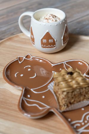 Alternative view of Plateau Cookie Dolomite Caramel/Blanc 31,5x22cm