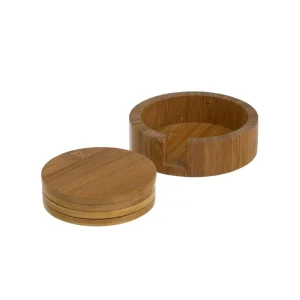 S/4 sous verre en noyer 11x3cm