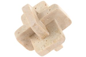 DÉCORATION MARBRE 12X12X12 BEIGE