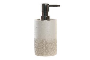 DOSEUR RÉSINE ACACIA 7X7X16,5 300 ML BEIGE