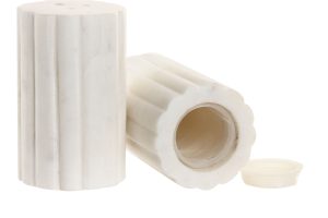 SALIÈRE MARBRE 4,5X4,5X8 BLANC