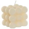 BOUGIE CIRE NATUREL CRÈME DECORATIVE