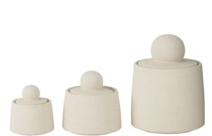pot ciment L 20.5 cm x H: 26.5 cm