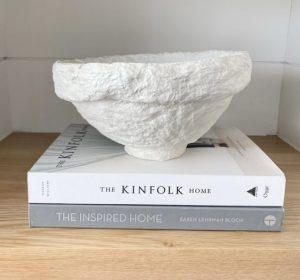 Alternative view of Coupelle en papier mâché blanche