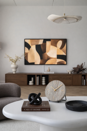 Alternative view of Horloge en marbre