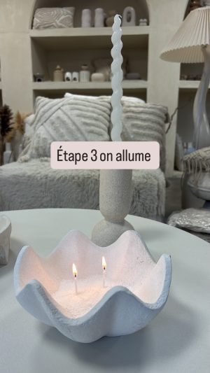 Alternative view of Bougie poudrée linge propre