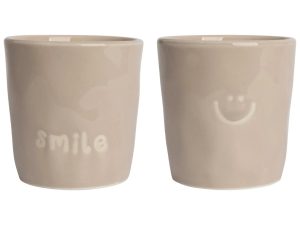 Set de deux verres en céramique