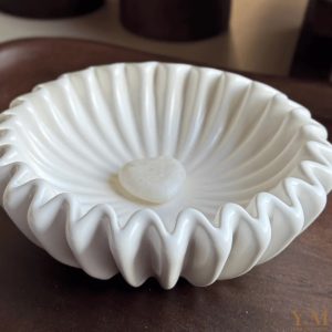 Coupelle céramique blanche