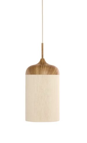 Lustre en Cotton et bois taille petit