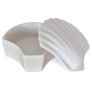 Boîte coquillage en céramique