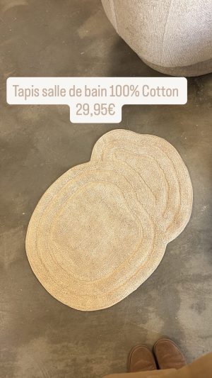 Tapis de salle de bain 100% Cotton