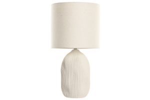 LAMPE DE TABLE GRÈS  34X34X64 RIDÉ CRUDO