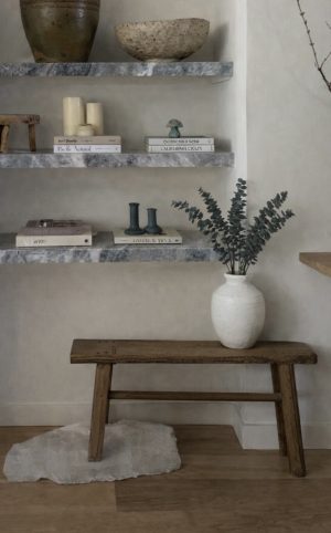 Jarre artisanale blanche