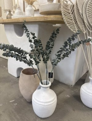 Alternative view of Jarre artisanale blanche