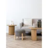pouf marron avec rangement d45x36cm
