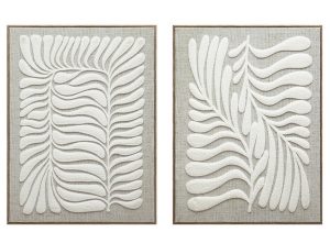 TABLEAU TOILE 45X3X60 FLEURS