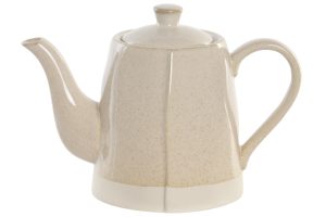 THÉIERE GRÈS 21X12X15 600ML BEIGE