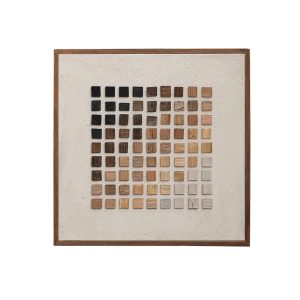 Tableau carrÈ en bois, 40x40x3,5 cm,