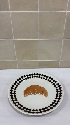 Assiette croissant