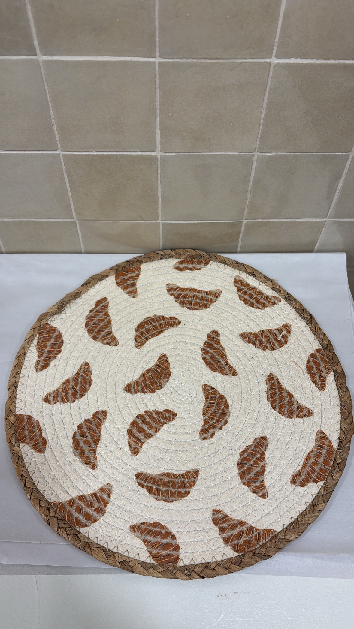 Set de table croissant