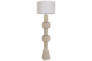 LAMPADAIRE MANGUE LIN 50X50X166 MARRON CLAIR