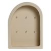 BOÖTE CLéS MDF MÉTAL 20,5X8,5X27,5 ARC BEIGE