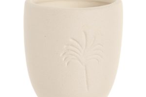 VERRE CéRAMIQUE 9,5X9,5X10 BLANC