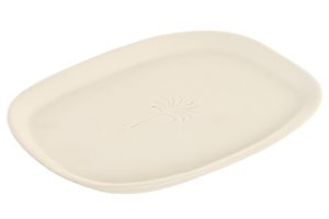 PLATEAU CéRAMIQUE 28X20X2,5 BLANC