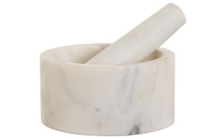 MORTIER MARBRE 12,5X12,5X6,5 NATUREL BLANC