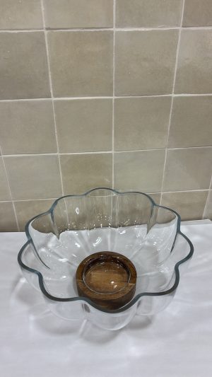 Alternative view of Saladier verre et acacia