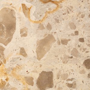 Alternative view of Planche à découper ovale en marbre beige, 30 × 15 cm