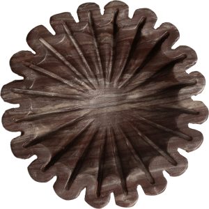 Coupelle en marbre brun foncé, 4 x Ø15 cm