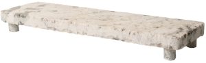 Planche à découper en marbre blanc, 53 × 15 × 6 cm