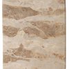 Planche à découper en marbre beige, 31 × 23 cm