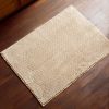 Tapis de salle de bain | beige antidérapant | 50x70 cm