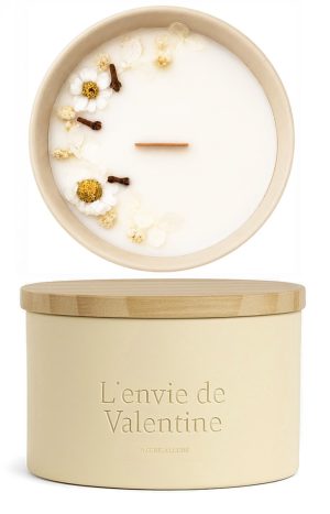 375g Bougie parfumée en céramique,avec boîte - Azure Allure