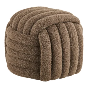 Alternative view of Pouf, marron 48x48x43 cm