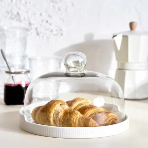 plateau avec base en céramique