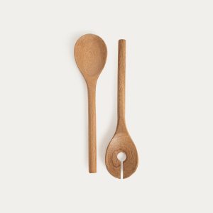 Ensemble de cuillères pour salade d'acacia | 31x7,5 cm |