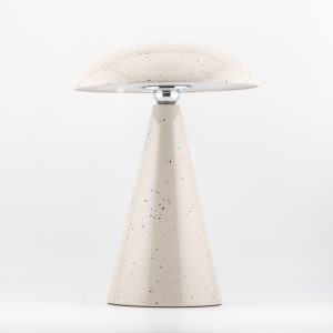 Lampe tactile rechargeable moucheté 26x23cm