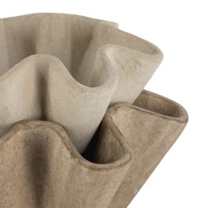 Grande Coupelle ciment beige  28x14,5cm