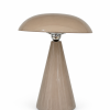 Lampe tactile rechargeable taupe 21x15,5cm
