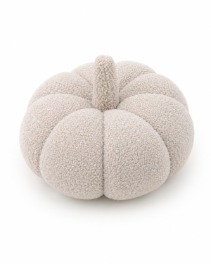 Coussin citrouille beige rosé